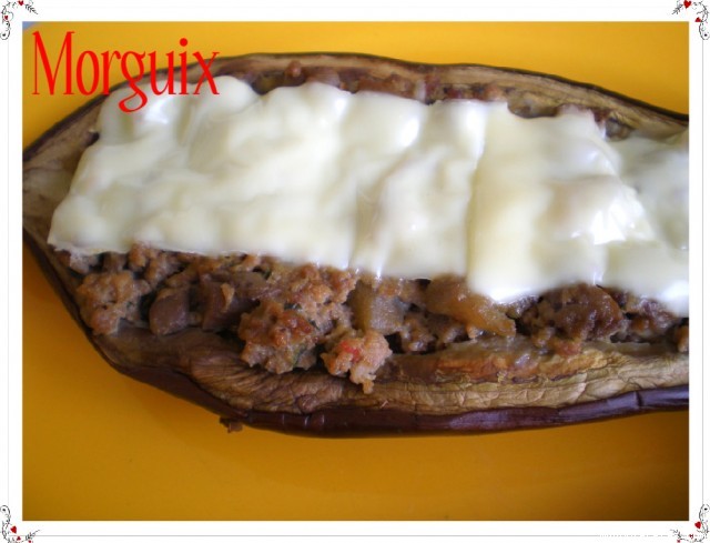 Receta de Berenjenas rellenas de carne picada