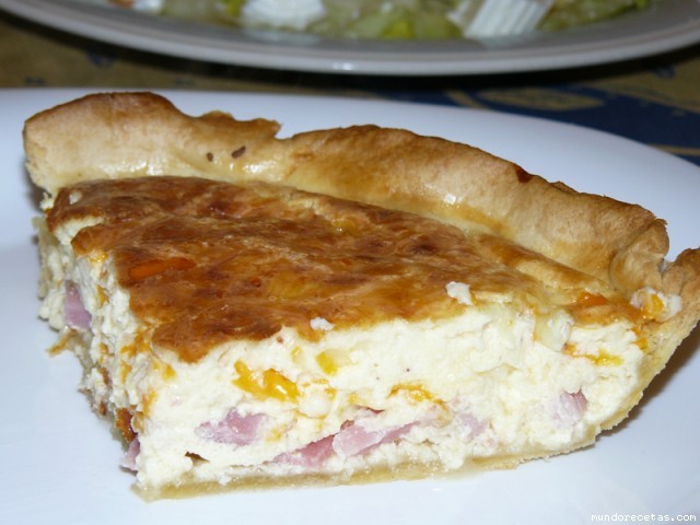 Receta de Quiche de bacon y quesos