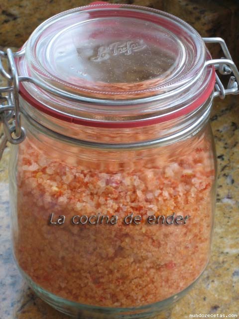 Receta de Sal de guindilla Receta de Sal de guindilla
