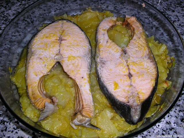 Receta de Salmón a la naranja (microondas) Receta de Salmón a la naranja (microondas)