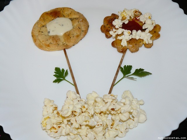 Receta de Galletas saladas ajardinadas