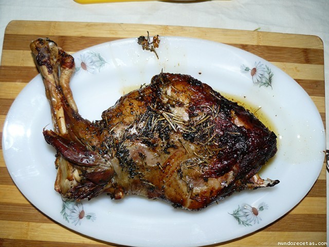 Receta de Pierna de cordero al horno Receta de Pierna de cordero al horno