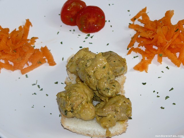Receta de Pinchitos de cerdo aliñados Receta de Pinchitos de cerdo aliñados