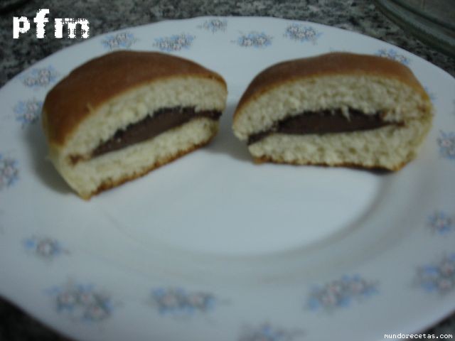 Receta de Panecillos de Nutella Receta de Panecillos de Nutella