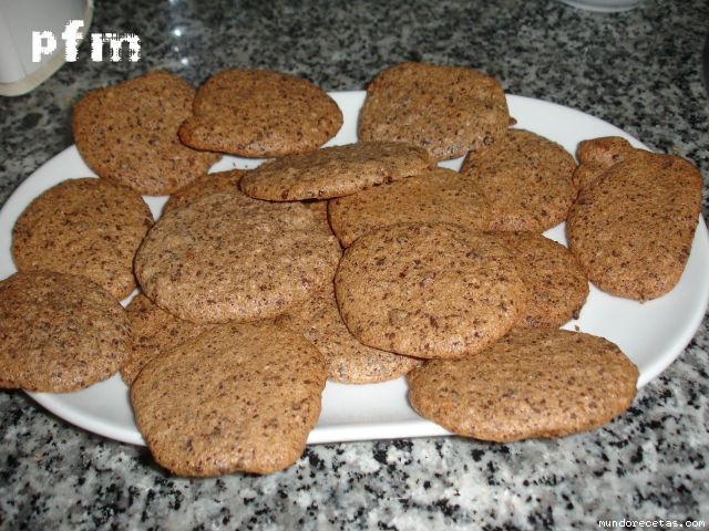 Receta de Tejas de Nueces y Chocolate Receta de Tejas de Nueces y Chocolate