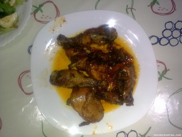 Receta de Pollo con mermelada de tomate (Actifry) Receta de Pollo con mermelada de tomate (Actifry)