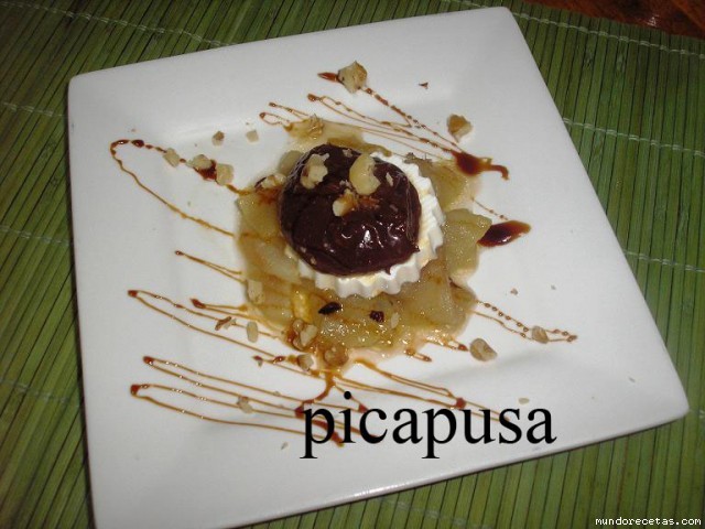 Receta de Peras , chocolate y queso, también saben a beso Receta de Peras , chocolate y queso, también saben a beso