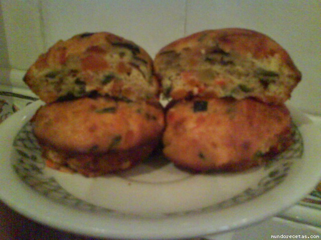 Receta de MAGDALENAS DE VERDURAS (Lalalu) Receta de MAGDALENAS DE VERDURAS (Lalalu)