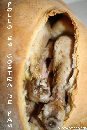 Receta de Pollo en costra de pan Receta de Pollo en costra de pan