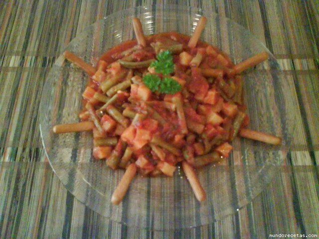 Receta de Pisto de judías verdes Receta de Pisto de judías verdes