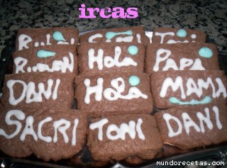 Receta de tarjetitas Receta de tarjetitas