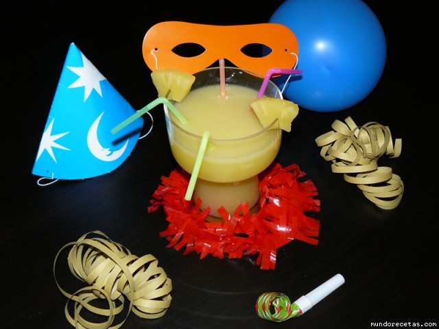 Receta de Granizado de piña colada Receta de Granizado de piña colada