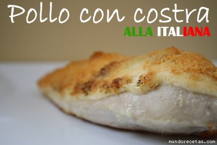 Receta de Pollo con costra a la italiana (sin gluten) Receta de Pollo con costra a la italiana (sin gluten)