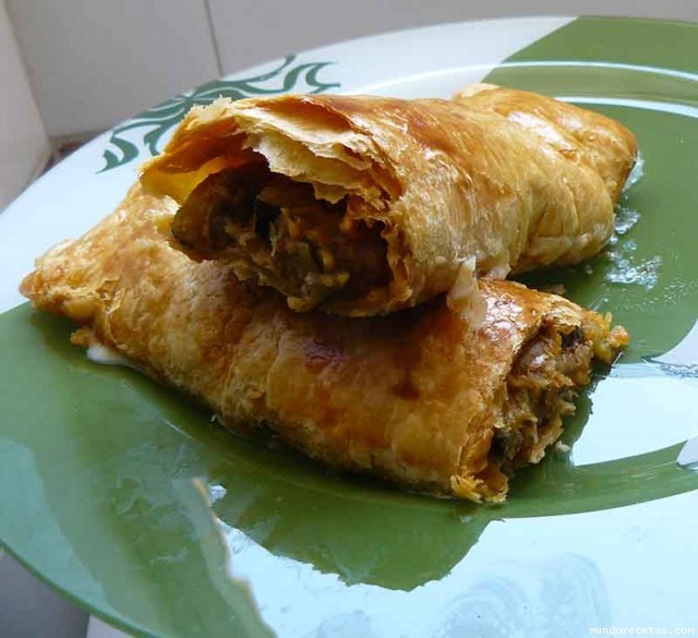 Receta de Hojaldre de pisto casero Receta de Hojaldre de pisto casero