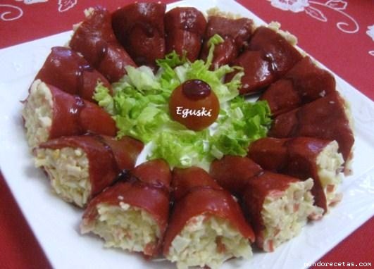 Receta de Pimientos del piquillo rellenos de txaka (Tradicional & Thermomix) Receta de Pimientos del piquillo rellenos de txaka (Tradicional & Thermomix)
