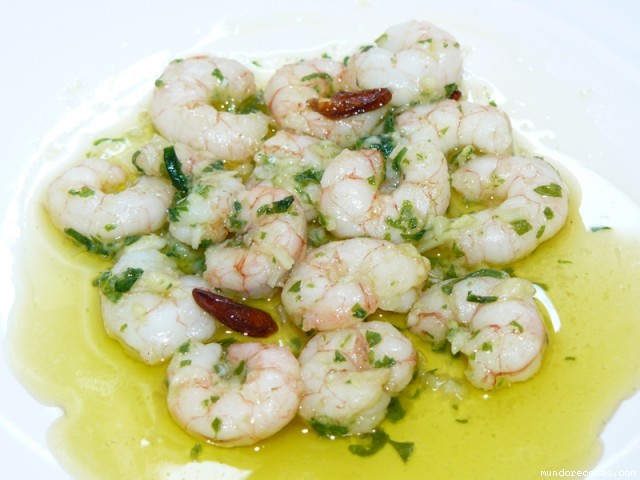 Receta de Gambas al ajillo Capisi Receta de Gambas al ajillo Capisi