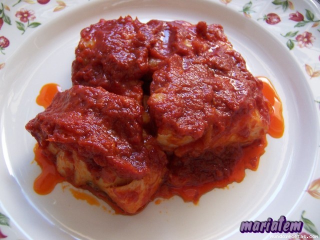 Receta de Bacalao a la vizcaína (mariatem) Receta de Bacalao a la vizcaína (mariatem)