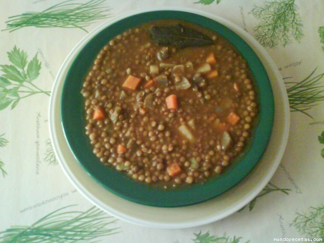 Receta de Lentejas ligeras Receta de Lentejas ligeras