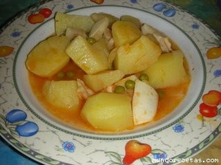 Receta de Sepia con patatas (Thermomix) Receta de Sepia con patatas (Thermomix)