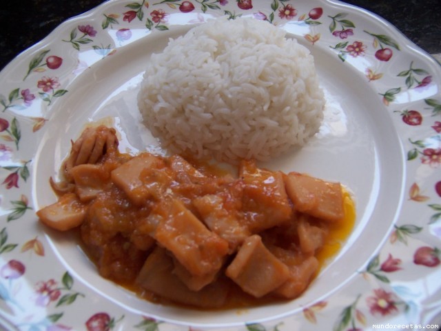 Receta de Calamares en salsa