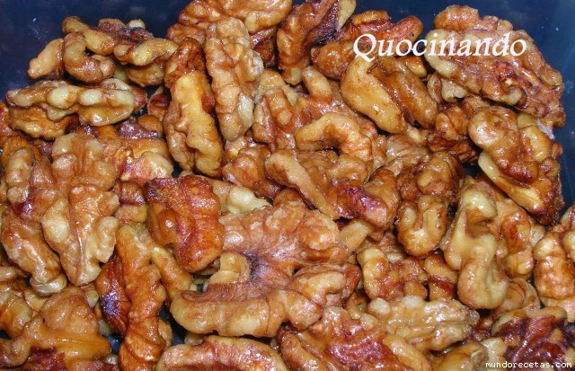 Receta de Nueces caramelizadas muy crujientes