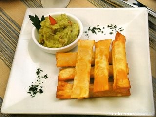 Receta de Tequeños con Guacamole Receta de Tequeños con Guacamole