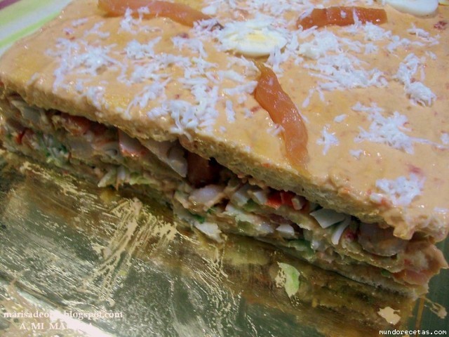 Receta de Pastel fresco de verano. Receta de Pastel fresco de verano.