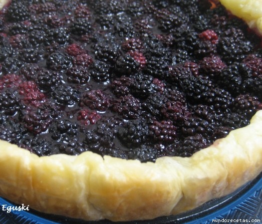 Receta de Tarta de moras (FussionCook)