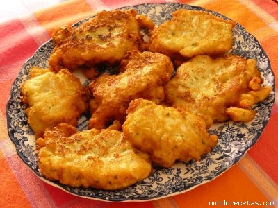 Receta de Tortillitas de bacalao Receta de Tortillitas de bacalao