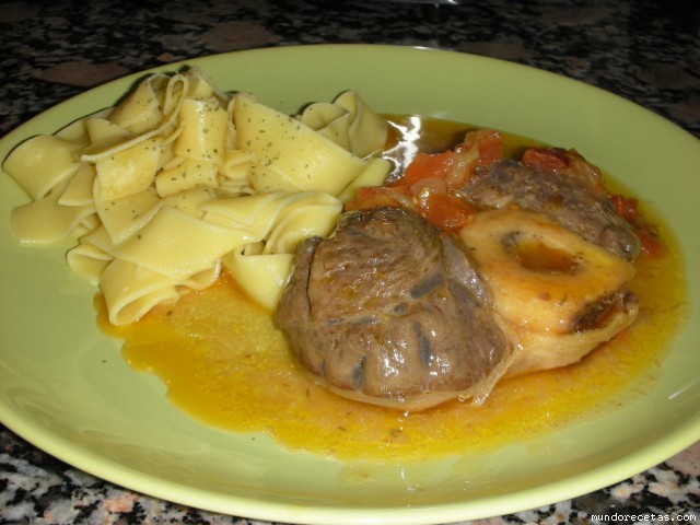 Receta de Ossobuco a la milanesa (Fussioncook) Receta de Ossobuco a la milanesa (Fussioncook)