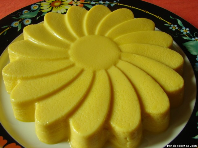 Receta de Flan de chocolate blanco II (thermomix )