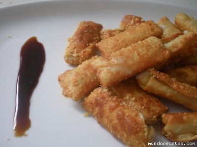 Receta de Rollitos de queso Receta de Rollitos de queso