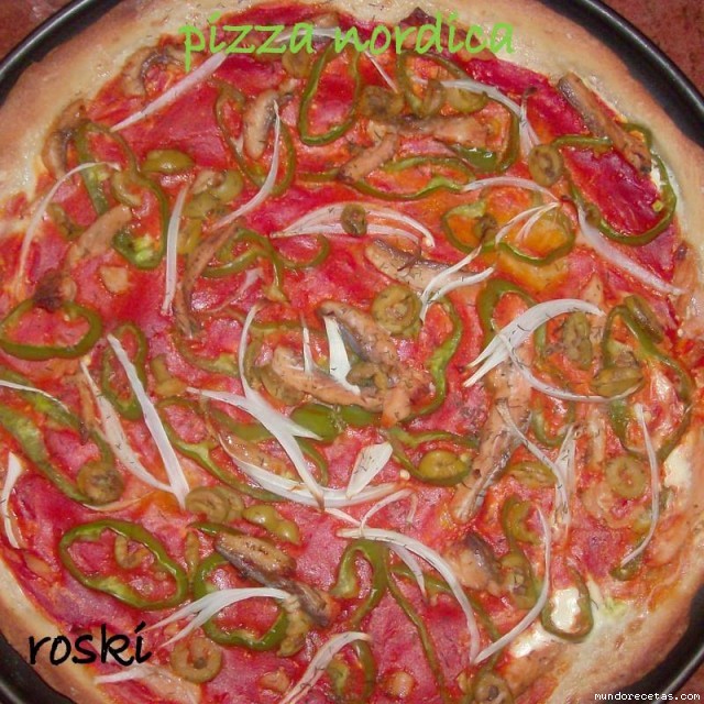 Receta de Pizza nordica Receta de Pizza nordica
