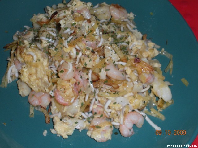 Receta de BACALAO A LA PORTUGUESA CON MI TOQUE PERSONAL Receta de BACALAO A LA PORTUGUESA CON MI TOQUE PERSONAL