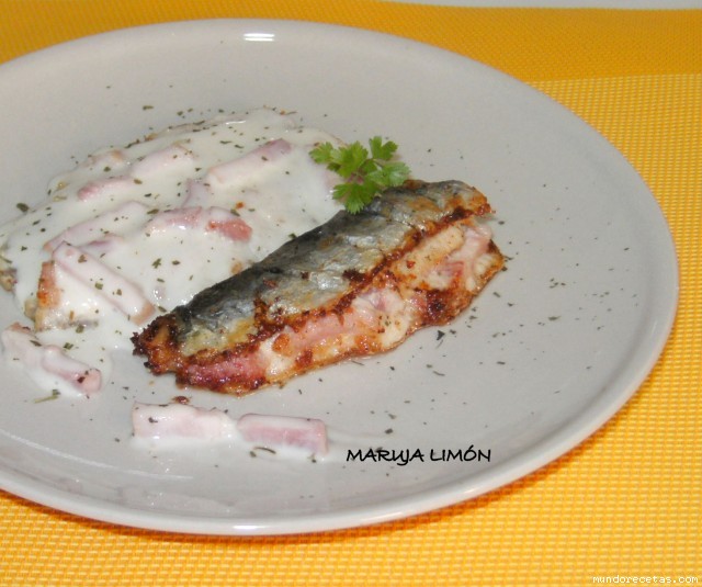 Receta de Sardinas rellenas de bechamel y bacon Receta de Sardinas rellenas de bechamel y bacon