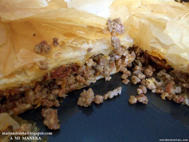 Receta de Pastel de carne. Receta de Pastel de carne.