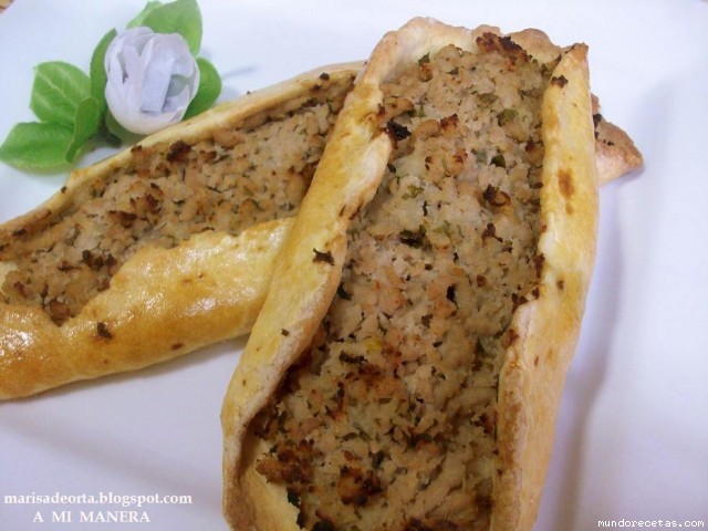 Receta de Pizza estilo turco. Receta de Pizza estilo turco.
