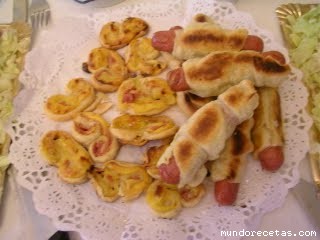 Receta de Palmerillas de hojaldre saladas Receta de Palmerillas de hojaldre saladas