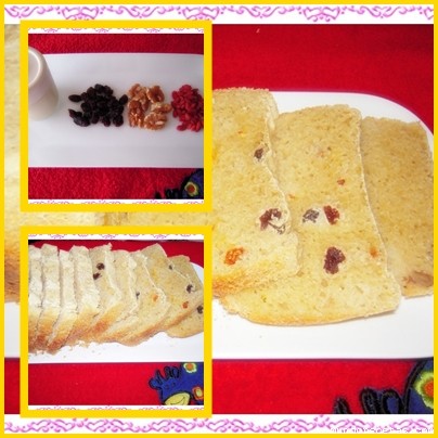 Receta de Pan con yogur de kéfir y bayas del goji (La Cocinera Breadman) Receta de Pan con yogur de kéfir y bayas del goji (La Cocinera Breadman)