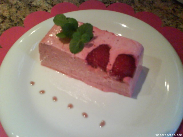 Receta de MOUSSE DE FRESAS (F)