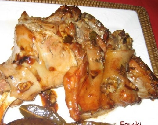 Receta de Cochinillo en cazuela Receta de Cochinillo en cazuela