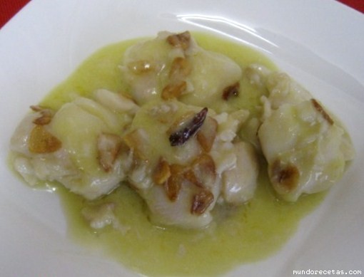 Receta de Kokotxas de bacalao Receta de Kokotxas de bacalao