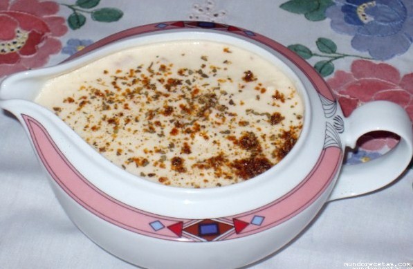 Receta de Salsa de salmón y queso (Thermomix) Receta de Salsa de salmón y queso (Thermomix)