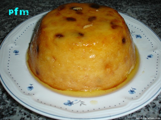 Receta de Puding de Pan y Pasas (FC) Receta de Puding de Pan y Pasas (FC)
