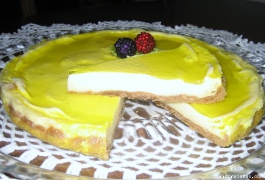 Receta de Tarta de queso (microondas) Receta de Tarta de queso (microondas)