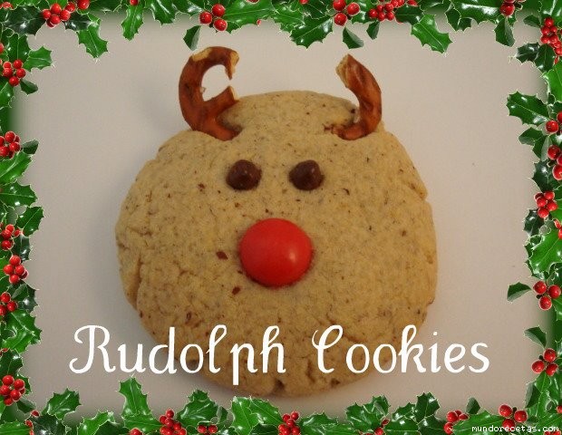 Receta de Rudolph Cookies (Galletas Renos de Santa Claus)