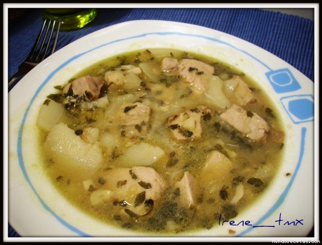 Receta de Atun con patatas en salsa verde Receta de Atun con patatas en salsa verde