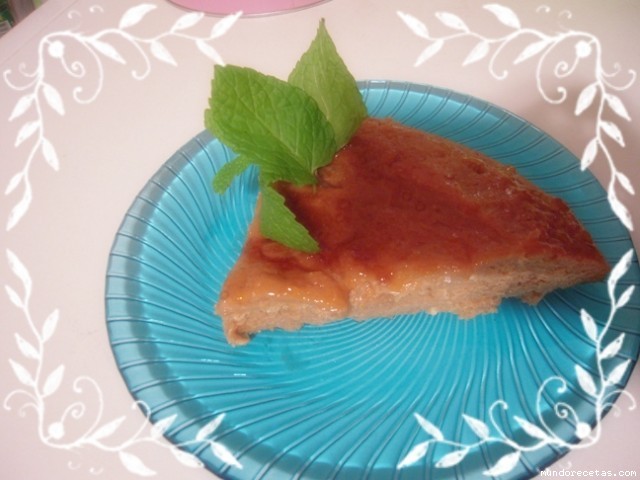 Receta de Pastel de queso de cabra y gofio con mermelada de tomate (Olla GM) Receta de Pastel de queso de cabra y gofio con mermelada de tomate (Olla GM)