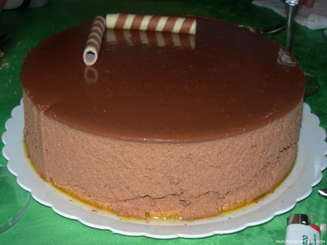 Receta de Tarta mousse de chocolate sin azúcar Receta de Tarta mousse de chocolate sin azúcar