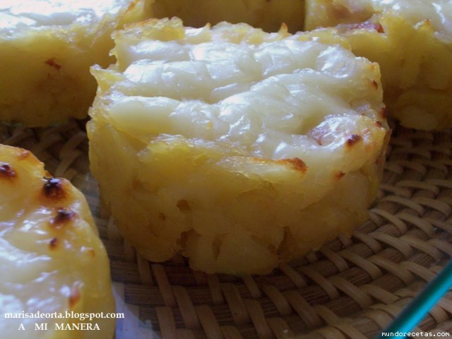 Receta de Pastelitos de patata, chorizo y queso Receta de Pastelitos de patata, chorizo y queso